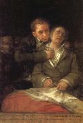 Francisco Goya, Self-Portrait with Dr Arrieta